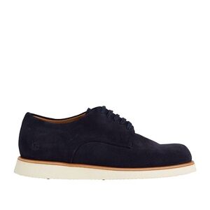 Giorgio Armani Blue and White Oxfords Sleek Suede Design.